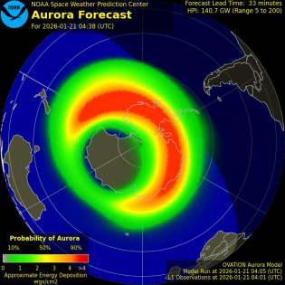 Current Southern hemispheric power input map